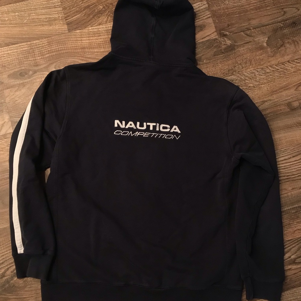 Vintage 90s Nautica Competition Zip Up Hoodie